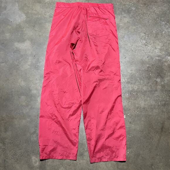 Vintage 70s 80s Adidas Red Windbreaker Sweatpants 36x34 - Picture 3 of 4
